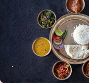 Traditional Chennai thali